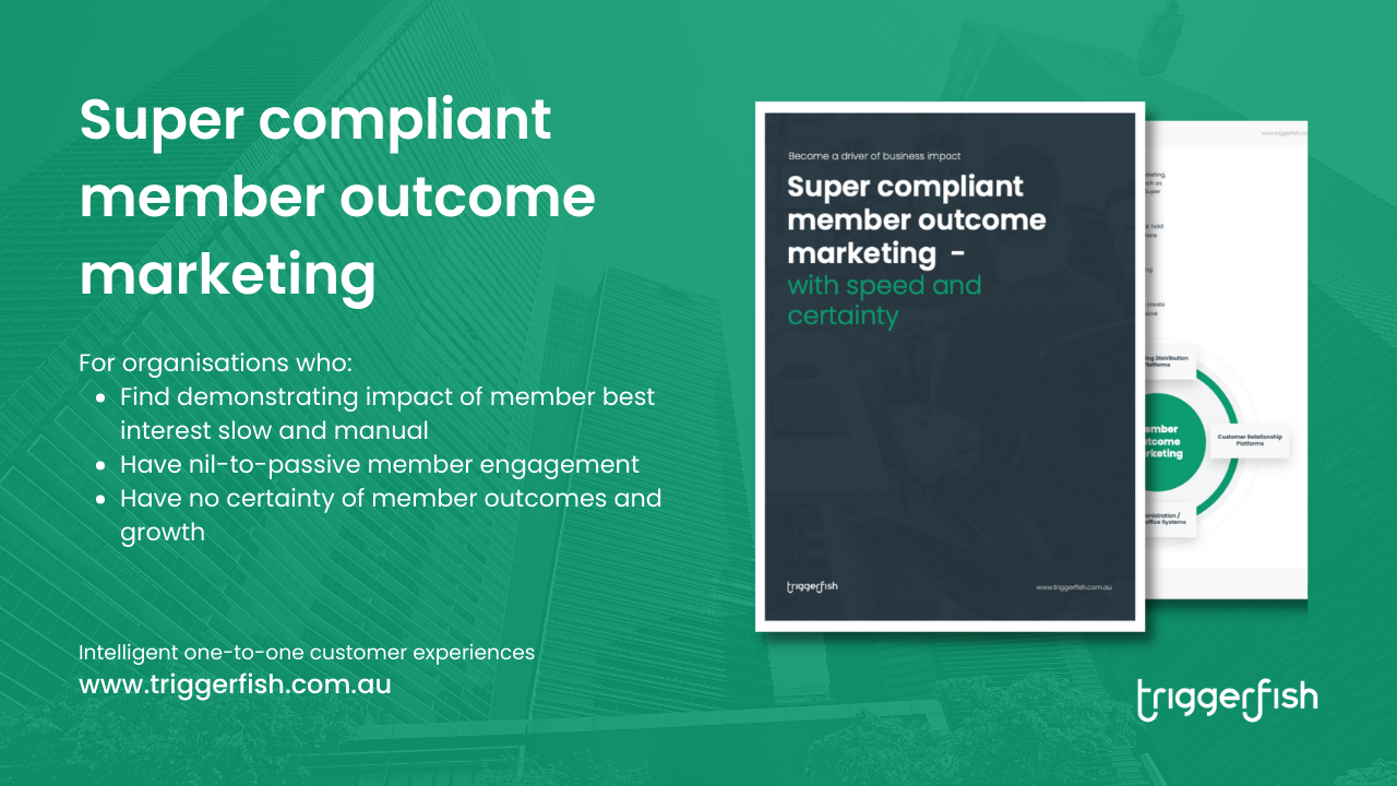 Access our Super Compliant Member Outcome Marketing - with Speed and Certainty Whitepaper