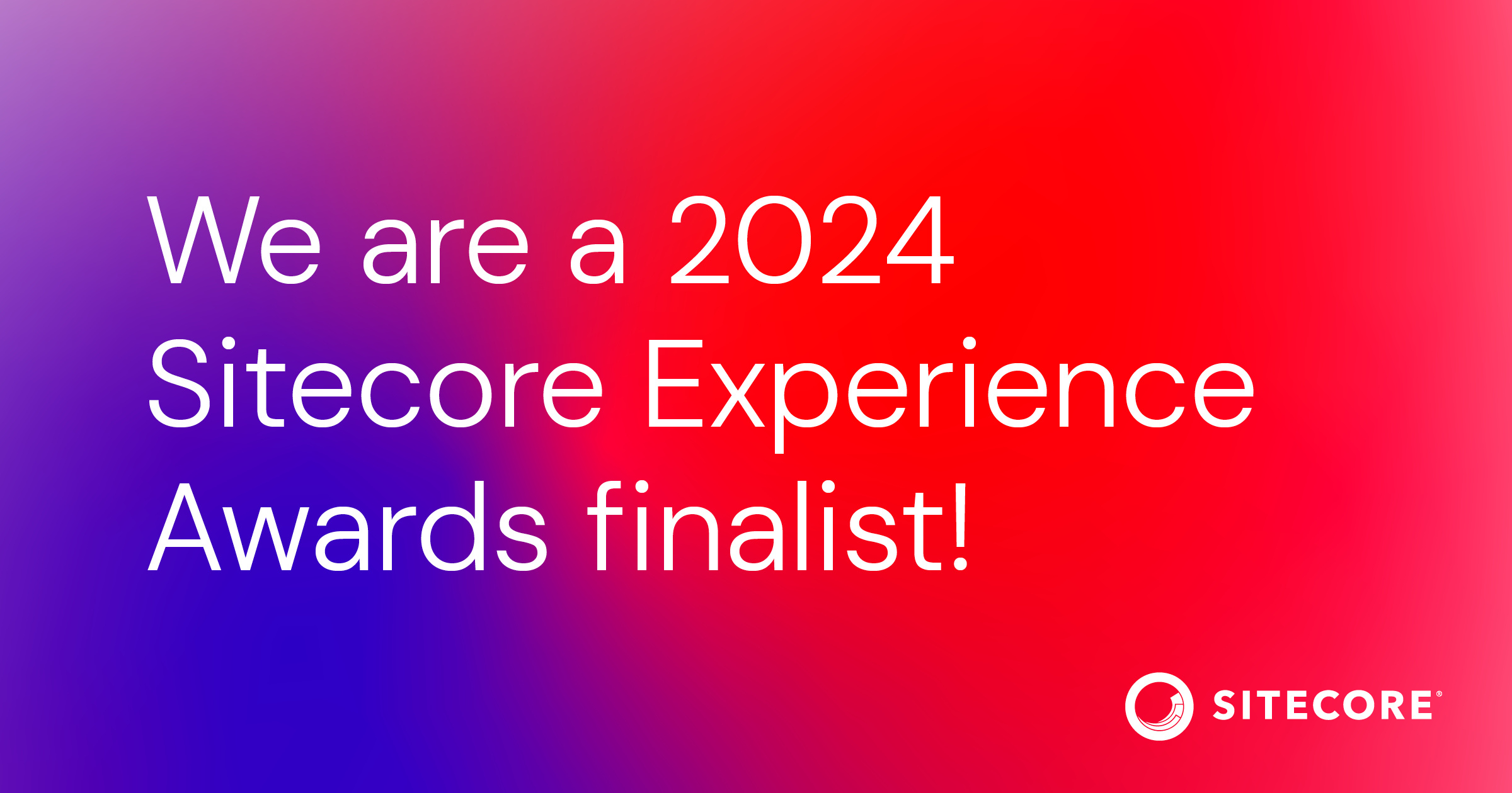 Triggerfish & BlueCare announced as Finalist in the 2024 Sitecore Experience Awards